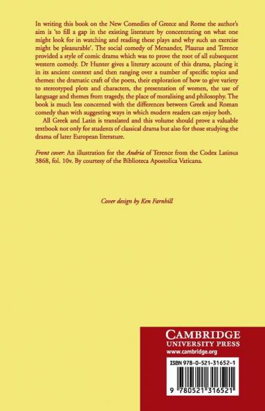 The New Comedy of Greece and Rome