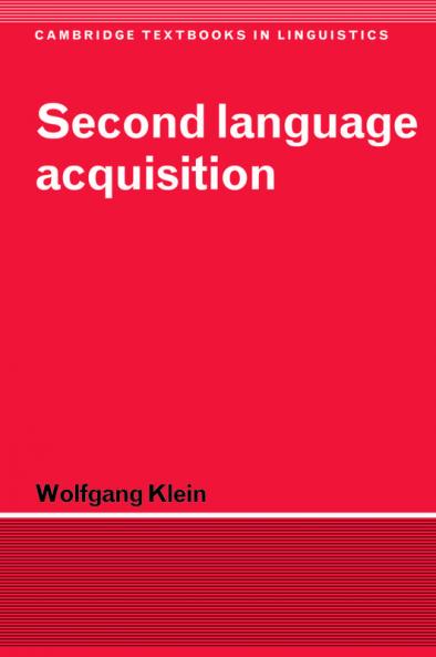 Second Language Acquisition