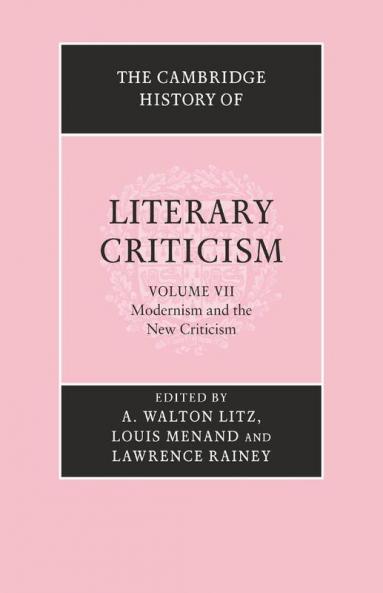 Modernism and the New Criticism