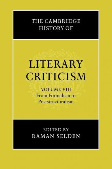 The Cambridge History of Literary Criticism