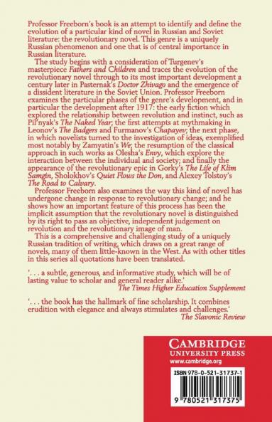 The Russian Revolutionary Novel