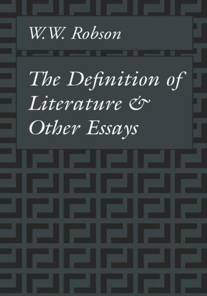 The Definition of Literature