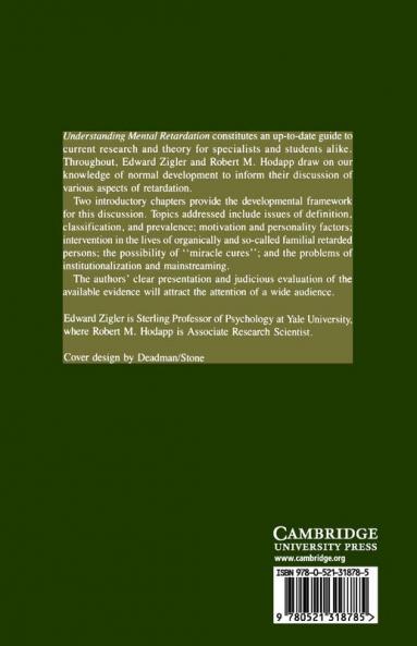 Understanding Mental Retardation