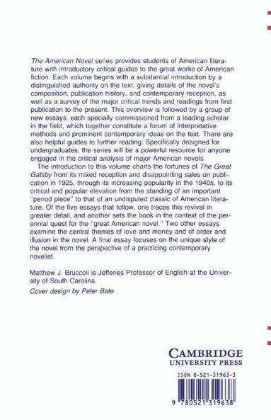 New Essays on the Great Gatsby
