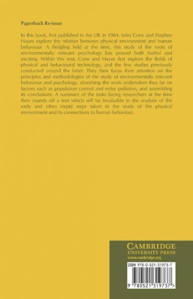 Environmental Problems/Behavioral Solutions
