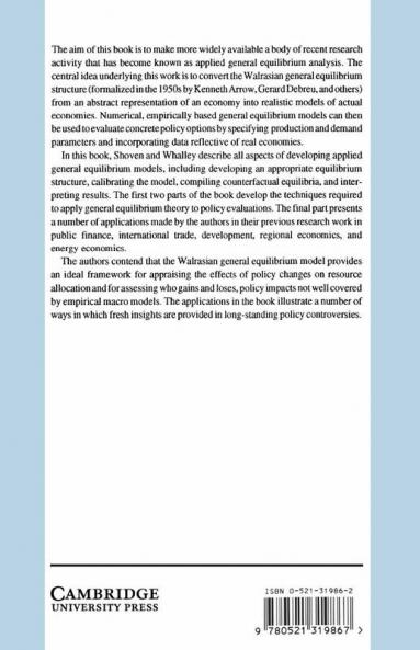 Applying General Equilibrium