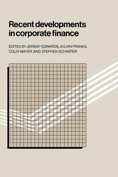 Recent Developments in Corporate Finance
