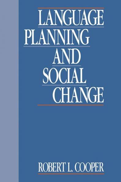 Language Planning and Social Change