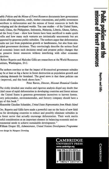 Public Policies and the Misuse of Forest Resources