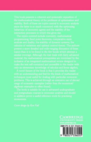 Optimization and Stability Theory for Economic Analysis