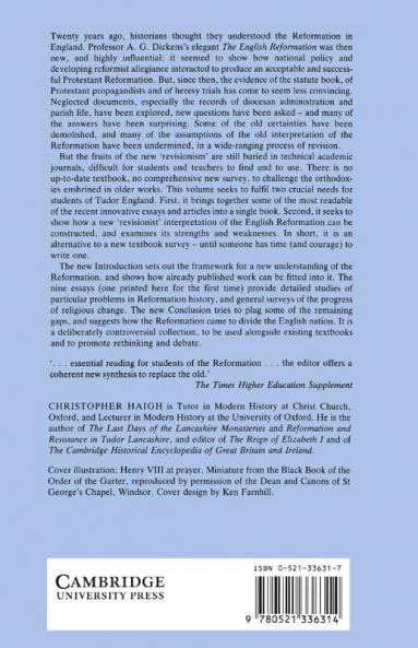 The English Reformation Revised