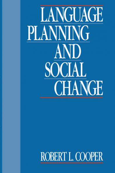 Language Planning and Social Change