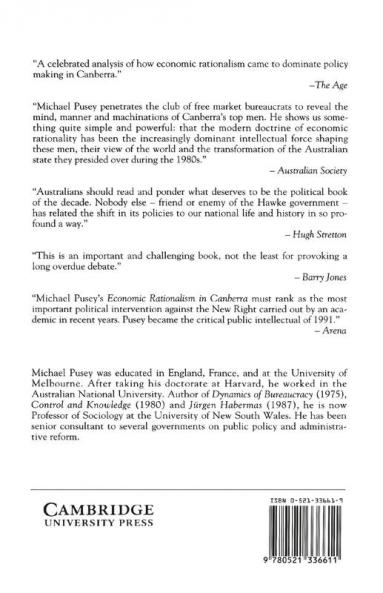Economic Rationalism in Canberra