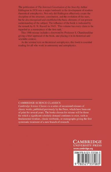 The Internal Constitution of the Stars