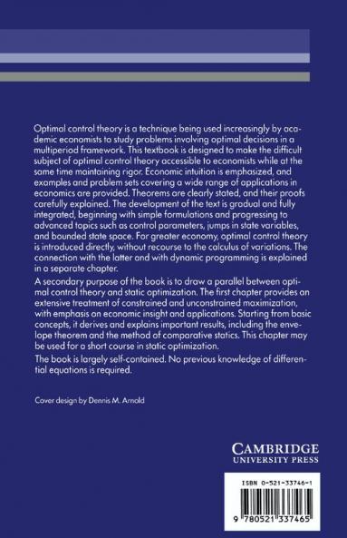 Optimal Control Theory and Static Optimization in Economics