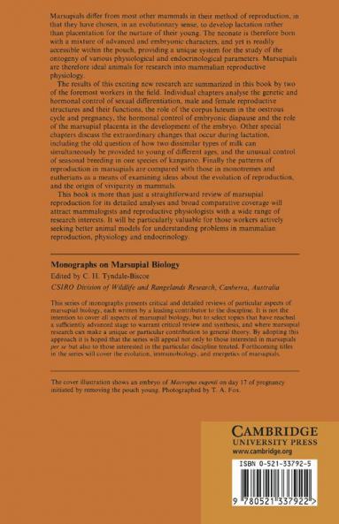 Reproductive Physiology of Marsupials