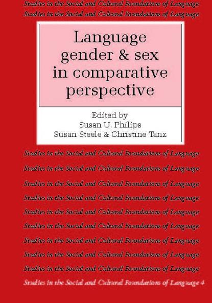 Language Gender and Sex in Comparative Perspective