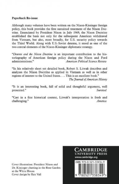 D Tente and the Nixon Doctrine
