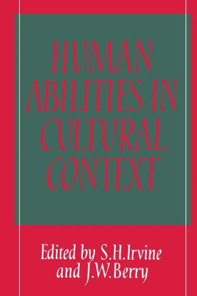 Human Abilities in Cultural Context