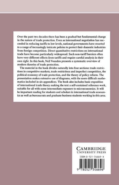 The Economics of Trade Protection