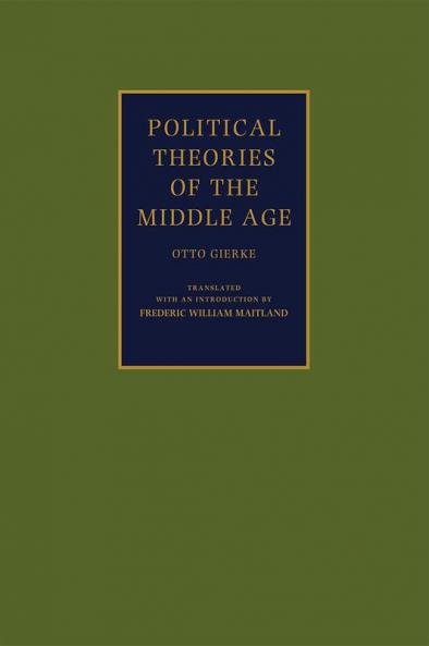 Political Theories of the Middle Age