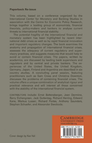 Threats to International Financial Stability