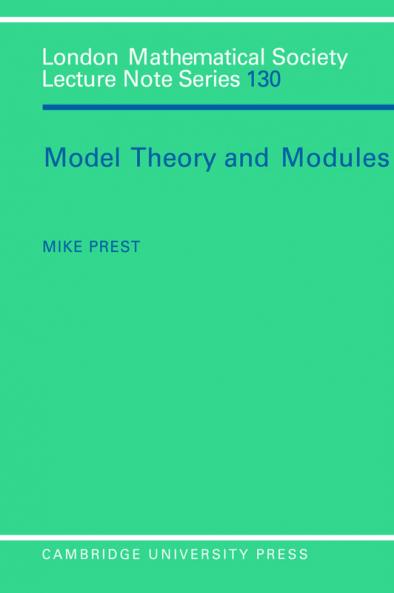 Model Theory and Modules