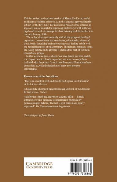 The Elements of Palaeontology