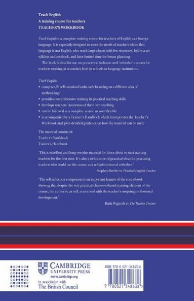 Teach English Teacher's Workbook