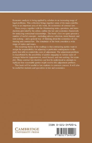 Readings in the Economics of Contract Law