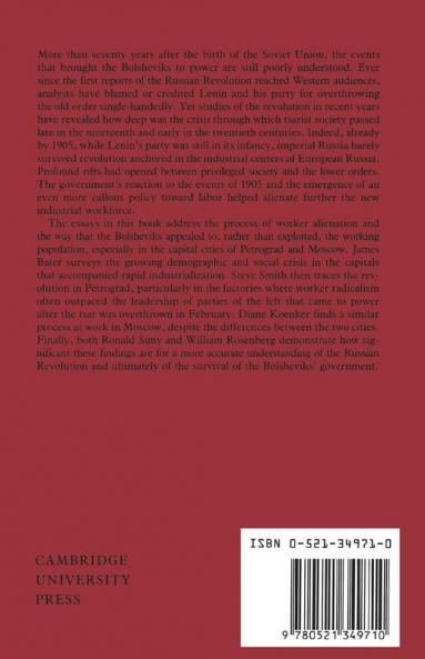 The Workers' Revolution in Russia 1917
