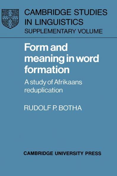 Form and Meaning in Word Formation