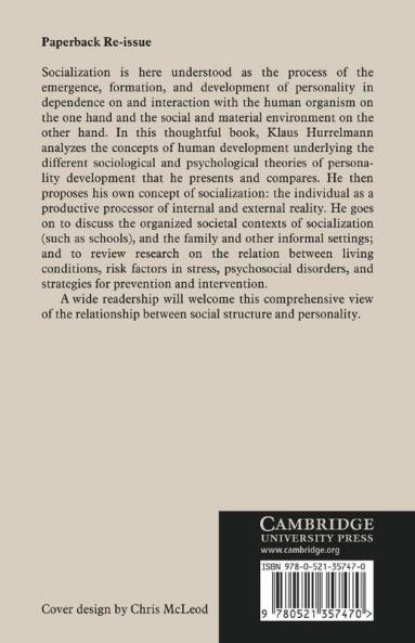 Social Structure and Personality Development