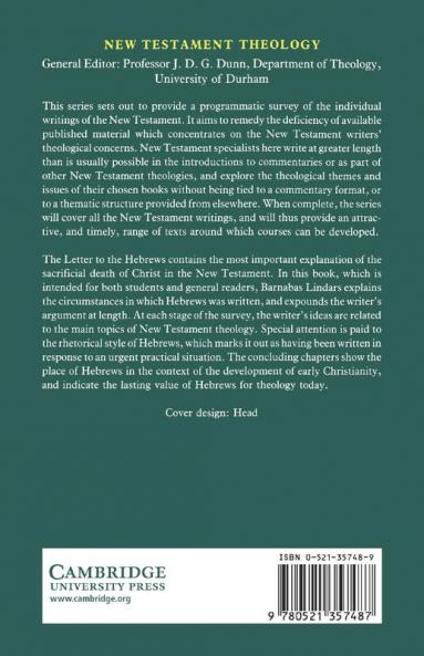 The Theology of the Letter to the Hebrews