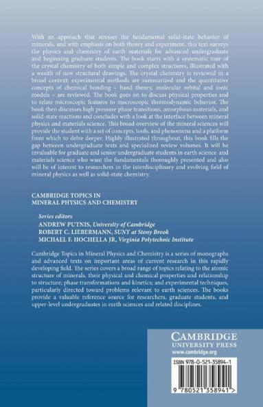 Physics and Chemistry of Earth Materials