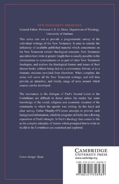 The Theology of the Second Letter to the Corinthians