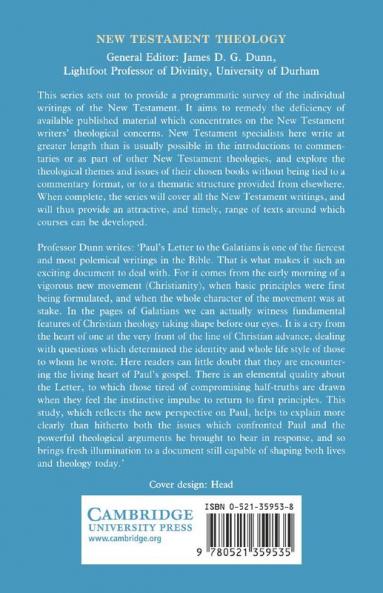 The Theology of Paul's Letter to the Galatians