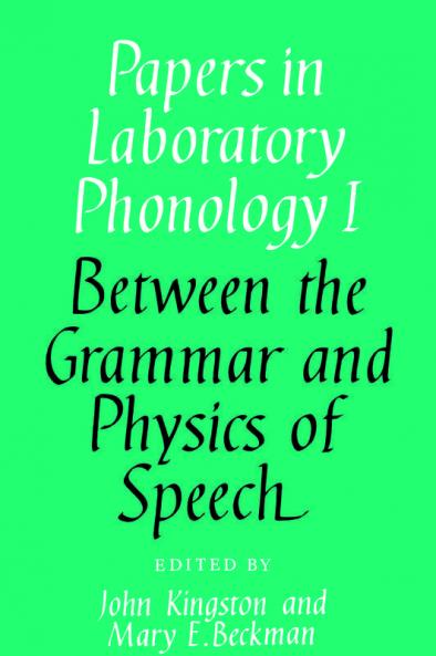 Papers in Laboratory Phonology