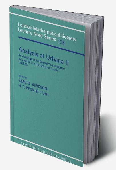 Analysis at Urbana Vol 2