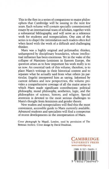 The Cambridge Companion to Marx