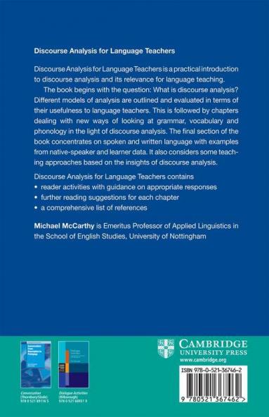 Discourse Analysis for Language Teachers