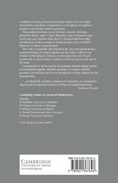 Commutative Ring Theory