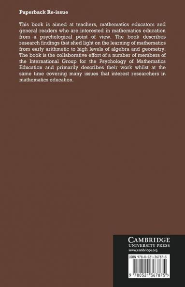 Mathematics and Cognition