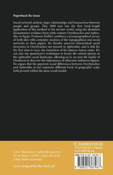 Social Networks in Byzantine Egypt
