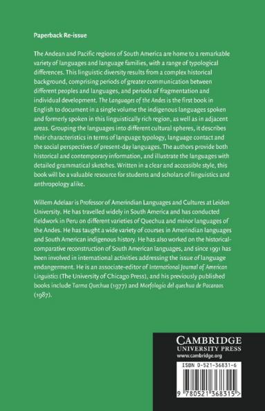 The Languages of the Andes