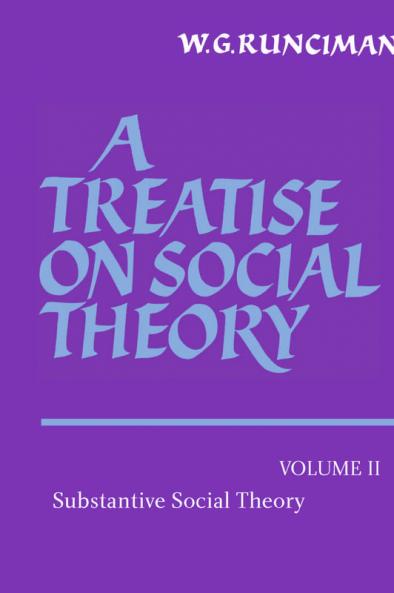 A Treatise on Social Theory