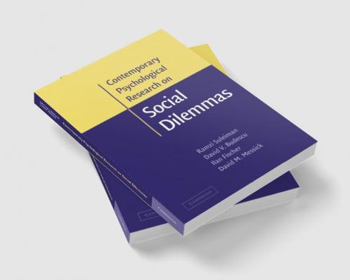 Contemporary Psychological Research on Social Dilemmas