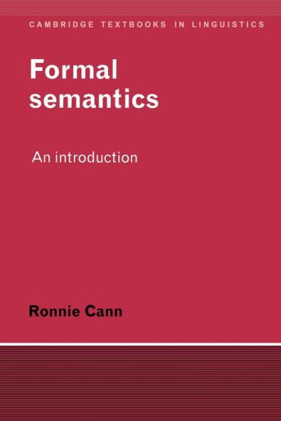 Formal Semantics