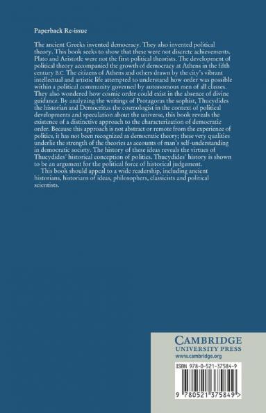 The Origins of Democratic Thinking