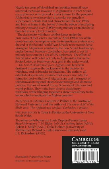 The Soviet Withdrawal from Afghanistan